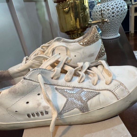 Golden Goose Super Star with Spur  and Glitter Heels - Picture 8 of 8